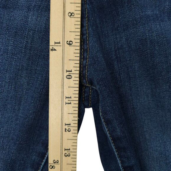 KanCan Curvy Ankle Jeans Womens Size 5 / 26 Mid Rise Dark Wash Denim - Picture 13 of 14